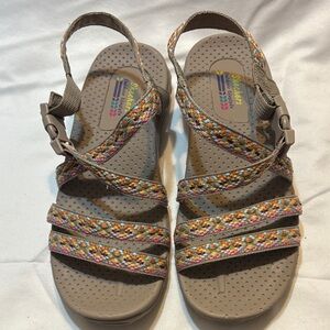 Skechers Colorful Woven Strap Sandals